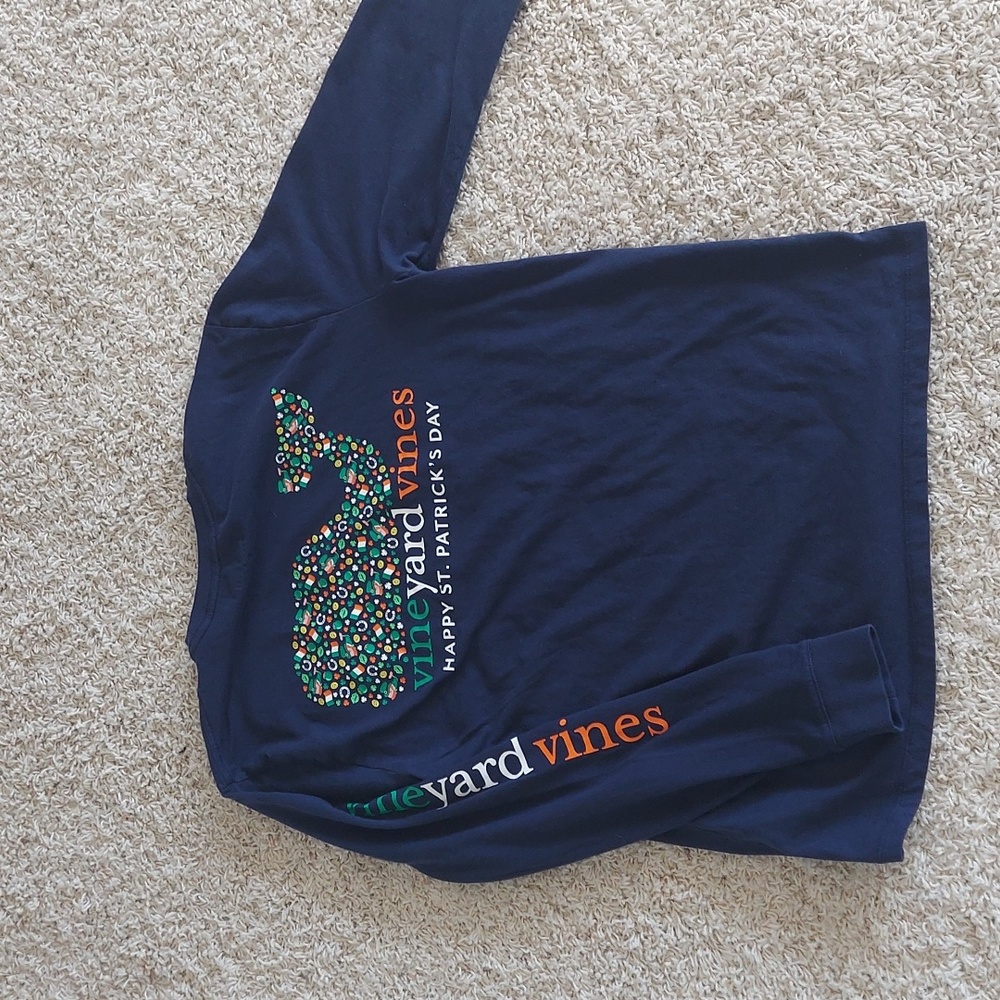MEN'S VINEYARD VINES LS TEE ST PATRICK'S DAY IRISH